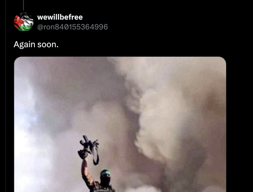 miatalias's tweet photo. this motherfucker tweeted a photo from october 7th @ me and blocked me right after so i cant respond, so ill post my answer here:

No problem you stupid fucking cnt just dont cry genocide after https://t.co/pYFV7Q6IwZ