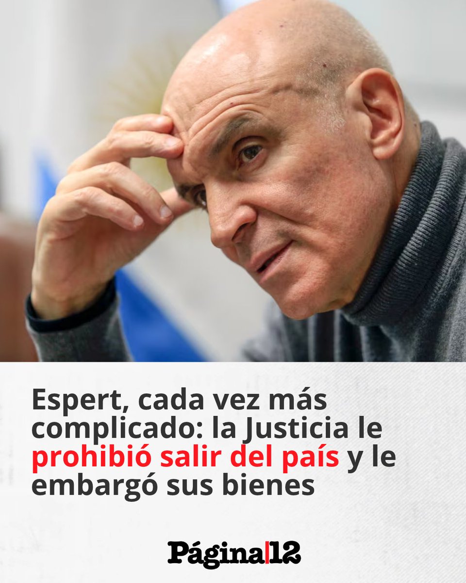 pagina12's tweet photo. José Luis Espert fue procesado por la Justicia Federal de San Isidro en la causa que lo invesiga por presunto lavado de dinero. 
https://t.co/WzgRiRfrYS https://t.co/9Wn3BD1JvP