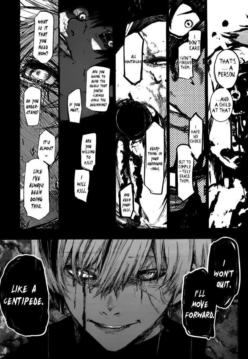 sweetokkies's tweet photo. ik ishida was locked in whenever he had to draw kaneki's mental breakdowns because why was the art so good https://t.co/jU8PP77q1F