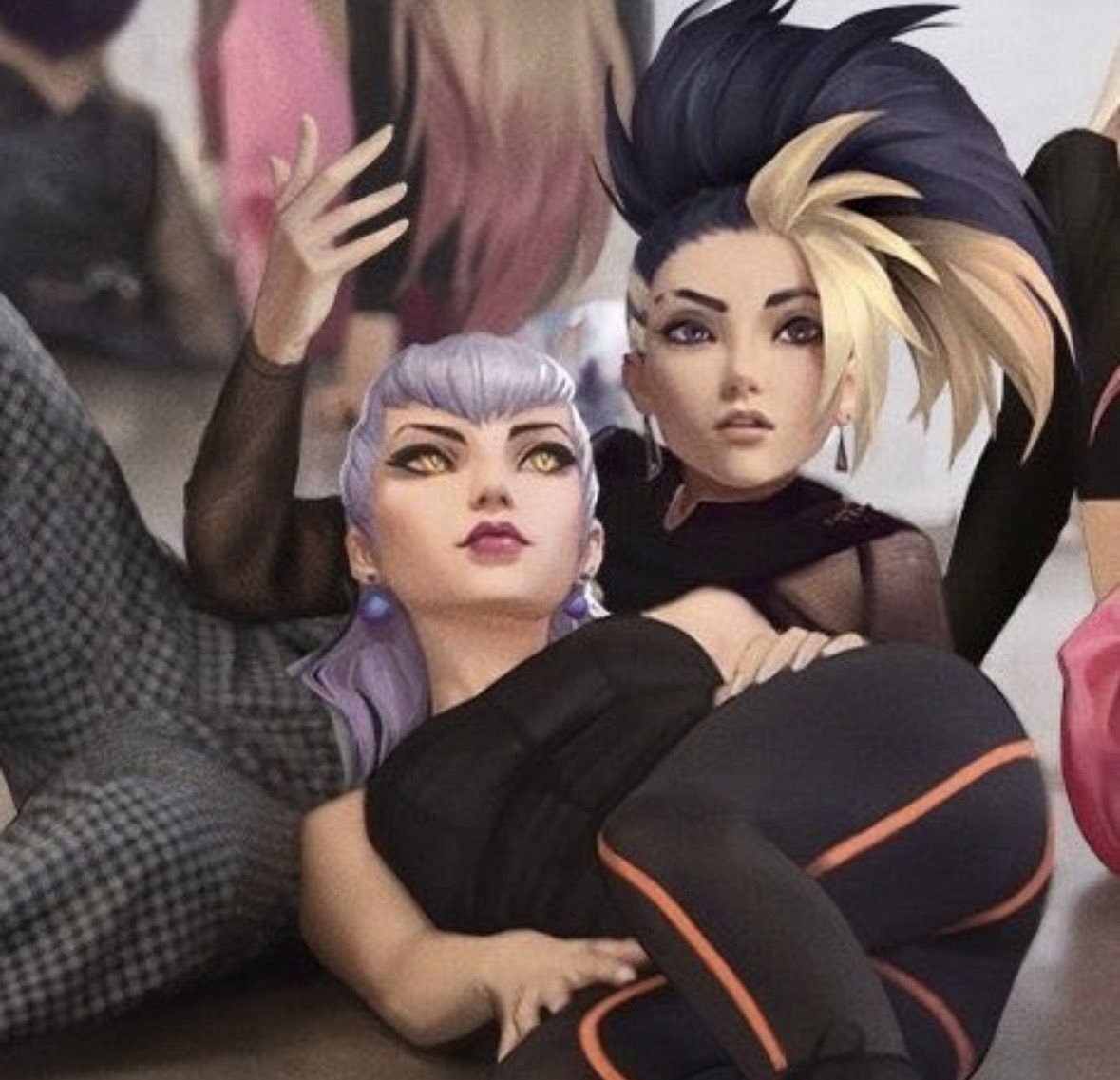 RxvenRagnarok's tweet photo. Sigh, riot bring them back to me, i'm again asking for this era's akalynn picture https://t.co/E2EZzfeOxb