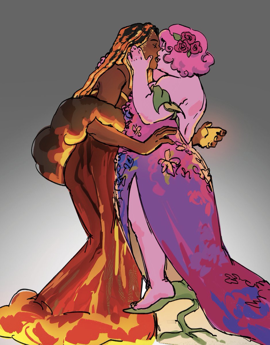 WolfyTheWitch's tweet photo. The lesbians as promised #philzafanart https://t.co/k5sZKKLNio
