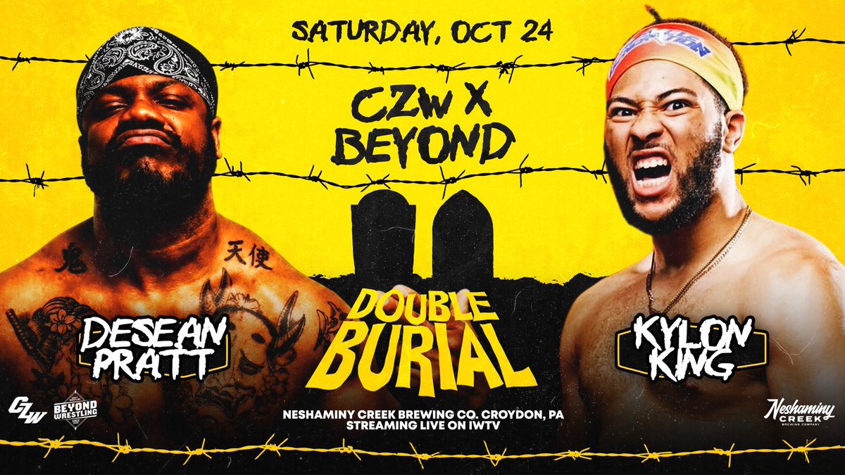 beyondwrestling's tweet photo. Personally, I always enjoyed how much focus @combatzone put on Jr. Heavyweights as much as death match wrestling.

All these matches will exemplify these diverse athletes &amp; their unique styles!

Tickets &amp; lineup: https://t.co/9VVK1387cM

Just us at @NCBCBeer this Saturday, 10/24. https://t.co/MvAnZqMMS0