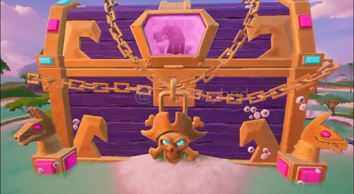 VortexLoreFN's tweet photo. This new character is the owner of the treasure chest containing The Zero Point Sliver 👀

He knows how sought after The Zero Point Sliver so he's set up reality's greatest treasure hunt for the mini season. https://t.co/NVxHSRwTbQ