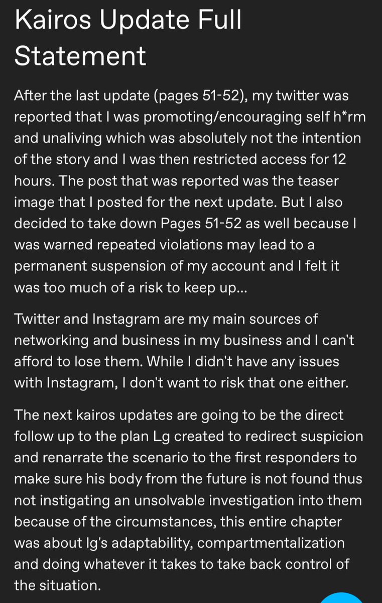 IntotheFrisson's tweet photo. Further clarification about the Kairos situation: https://t.co/BGqLrztoa7