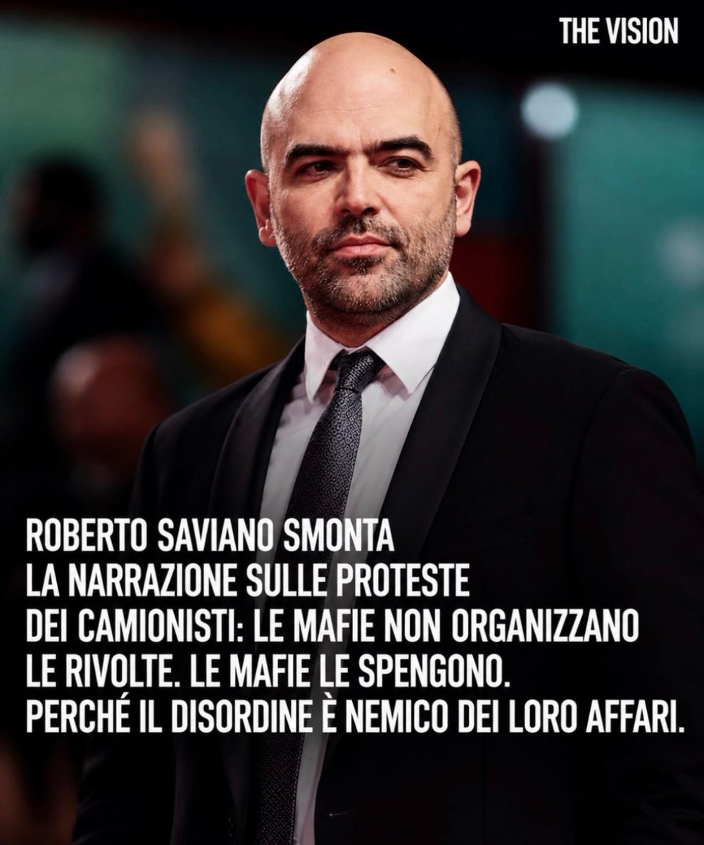 LaSkilly's tweet photo. Su ig @robertosaviano ha spiegato perfettamente il perché non possono esserci le mafie dietro le lotte degli #autotrasportatori .
Continuano a raccontaci balle https://t.co/hIwQy33ApZ