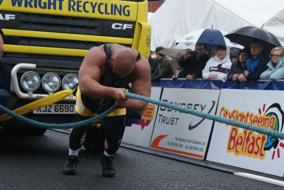 UltimateStrong's tweet photo. Thursday Throwback 

Master World Strongman Championship 2012 was the year the great Island Warrior Derek Boyer of Fiji,  lifted the crown in Belfast City. Second was the fantastic Lithuanian Antanas Abrutis and third USA's finest Chad Coy.

https://t.co/VxqjYGkAfi https://t.co/uPXaQ7KNDj