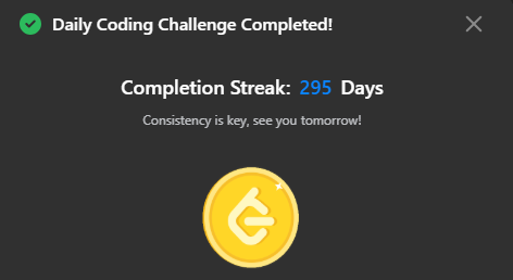 RootMadhav's tweet photo. Day - 295
LeetCode POTD
LeetCode - 3942
Problem - Minimum Operations to Sort a Permutation
#LeetCode #LeetCodeStreak #Coding #POTD #365daysofcode #POTDwithLeetCodeDay https://t.co/Mb1sdo2vlU