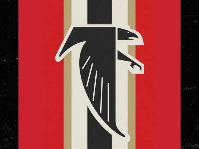 AlphaLiger's tweet photo. Atlanta Falcons are brining back their old logo: https://t.co/EfmNqjGkmF