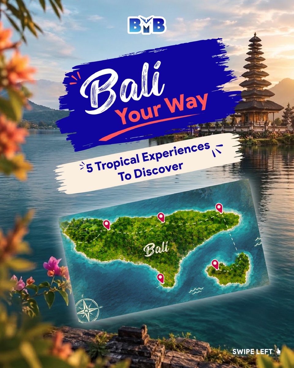 witalofds's tweet photo. Bali is 5 different worlds in one island. From Uluwatu cliffs to Ubud culture, Nusa Penida’s wild beauty, North Bali’s temples, and Kintamani’s volcano views. Which adventure would you choose first? https://t.co/UguT2U945t