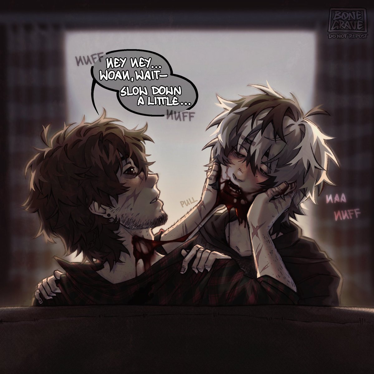 bone_grave's tweet photo. he took a lil bite https://t.co/1oZQZjpLFF