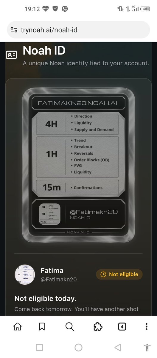 Fatimakn20's tweet photo. @TryNoahAI How to get my ID? https://t.co/Uc4vxtzBrm