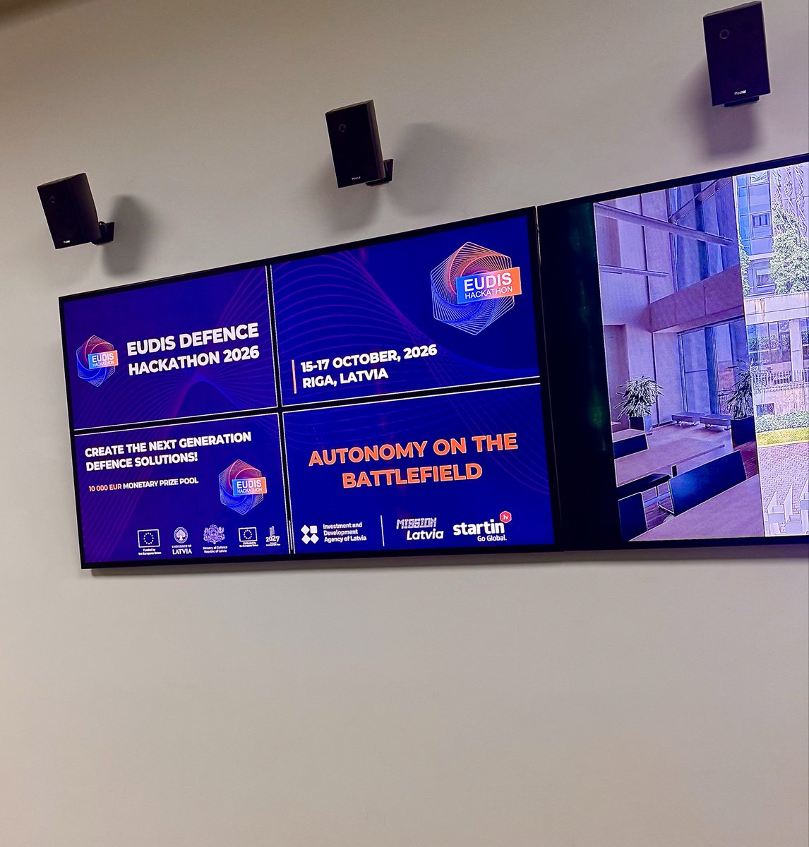 Ch_andris's tweet photo. 🦾Gods piedalīties #EUDIS Defence Hackathon 2026 Latvia kā mentoram. Fokusā — autonomo sistēmu drošība, dronu tīklu noturība un sakari traucētā vidē. Īpašs paldies organizatoriem un spēcīgajai mentoru komandai par profesionālu un saturīgu darbu.
#EUDIS #ManaLatvijaManaAtbildība https://t.co/B85nXPHriz