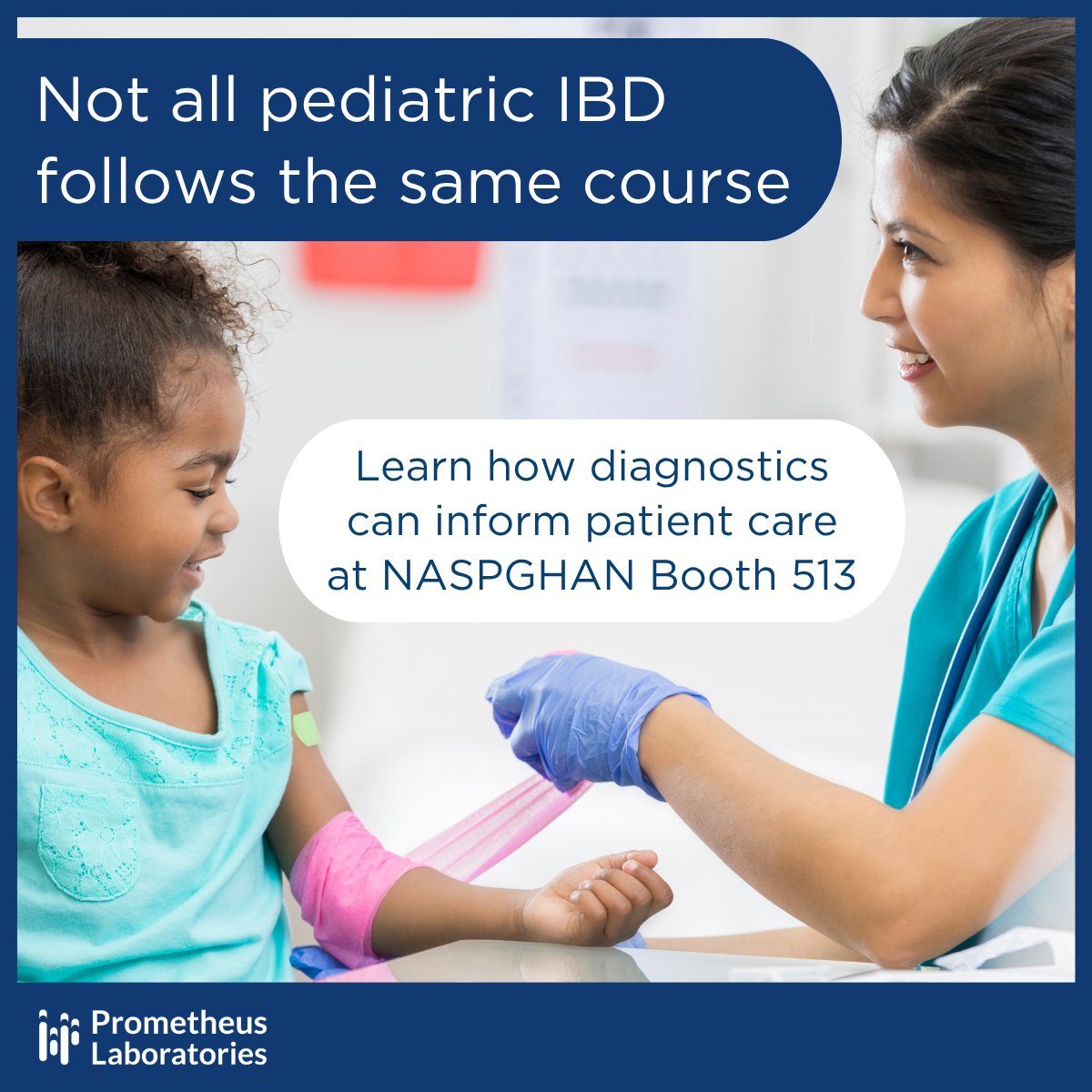 prometheuslab's tweet photo. Two pediatric patients can present with similar symptoms, similar endoscopic findings and even similar diagnoses, yet their disease can progress very   differently.

Understanding which patients may be at greater risk for a more complicated disease course remains one of the biggest challenges in IBD management.

To address this challenge, there is growing interest in approaches that provide additional insights into factors that may influence disease course and   treatment outcomes, which may help inform personalized patient care.

If you're attending NASPGHAN, stop by Booth 513 to learn how personalized diagnostics are helping to advance pediatric IBD management.

#PediatricGI   #IBD #CrohnsDisease #UlcerativeColitis #NASPGHAN2026