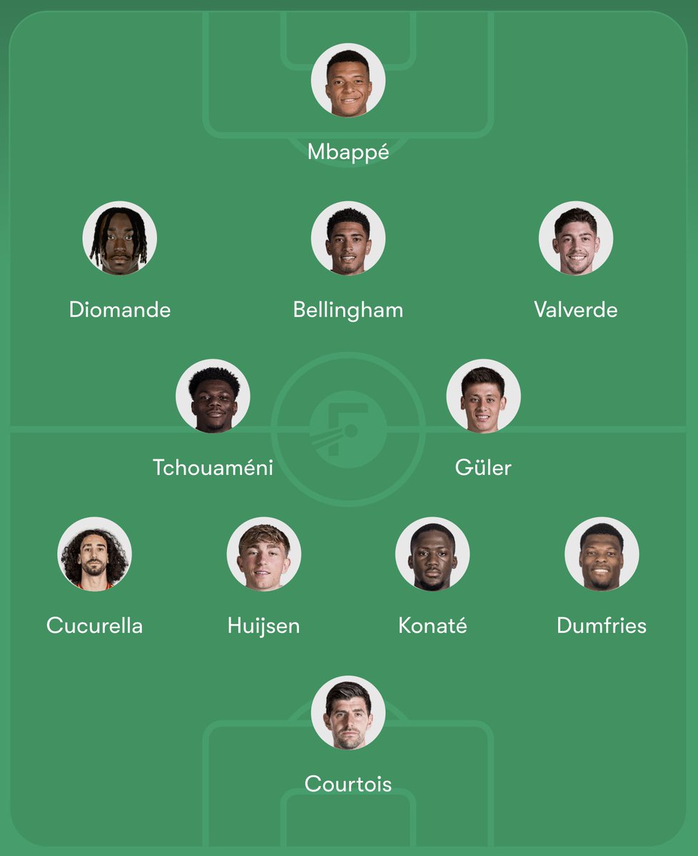 rankedaura's tweet photo. this is the XI we will most likely see against barca https://t.co/ZctggTg4dI