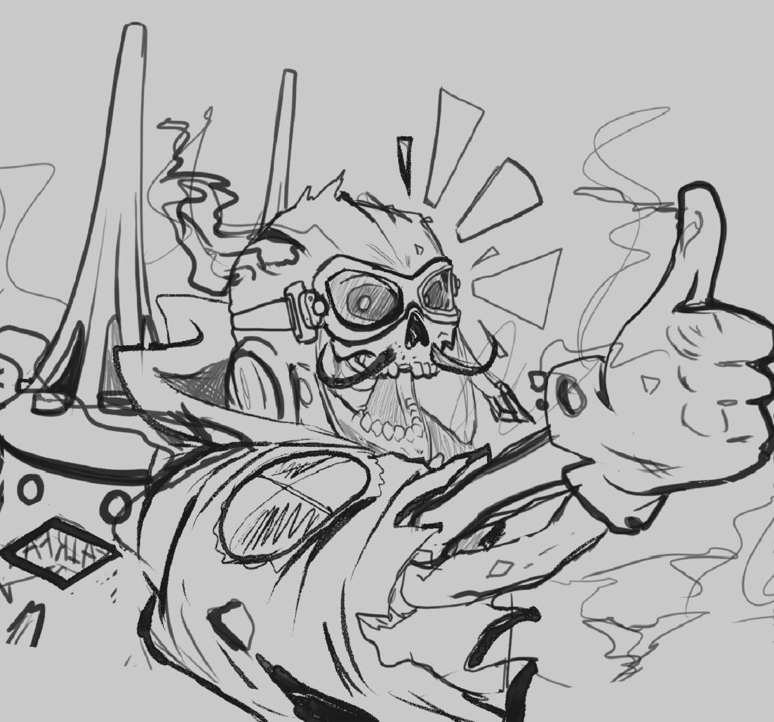 Drawthyme's tweet photo. Deadman Danny sketch
#deadlock #deadmandanny https://t.co/lmGjb5QYgh