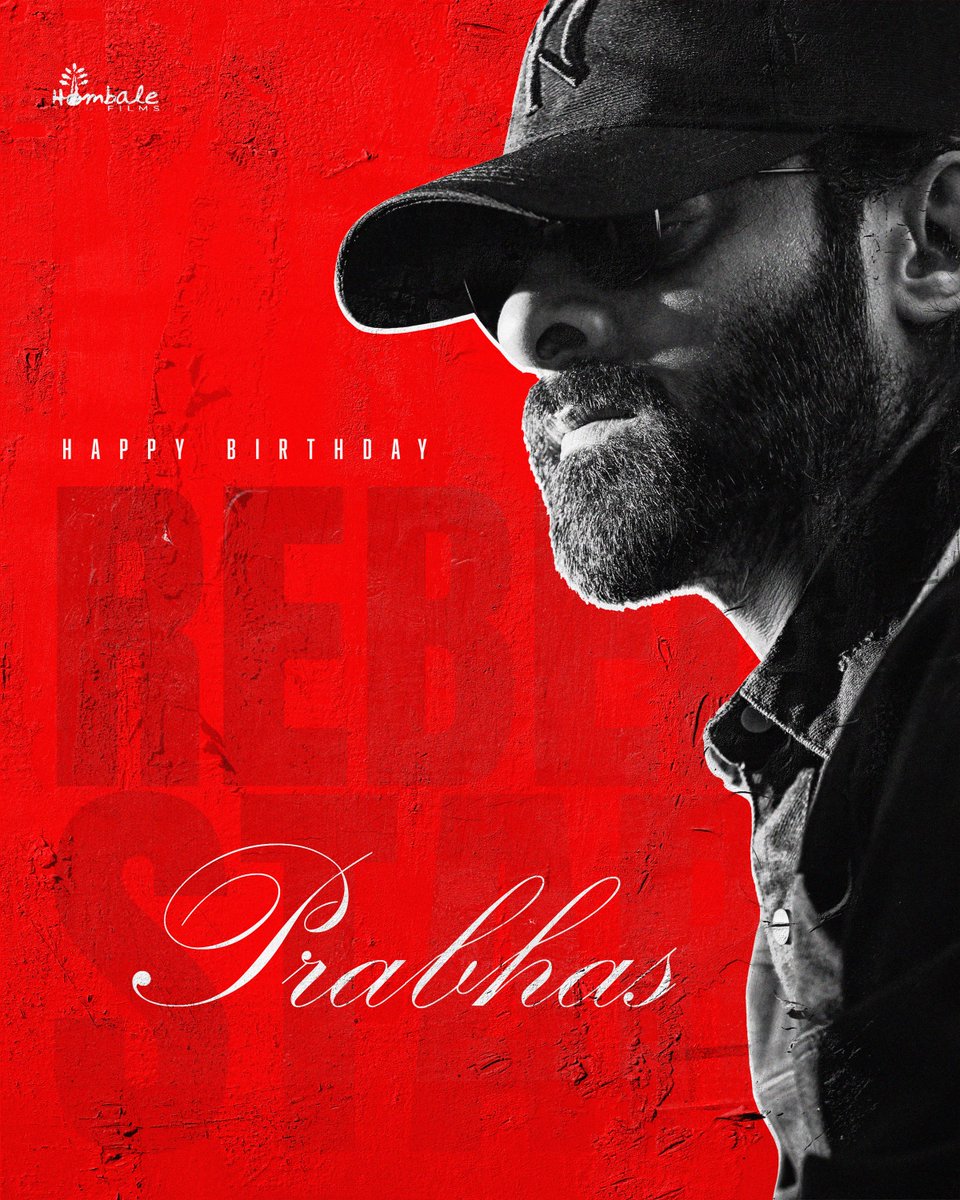 hombalefilms's tweet photo. Wishing the One and Only REBEL STAR, our very own #Prabhas a very Happy Birthday.

An extraordinary talent, a humble personality, and a phenomenal force on screen.
Looking forward to more spectacular collaborations together and many more memorable milestones along the way!

#HappyBirthdayPrabhas