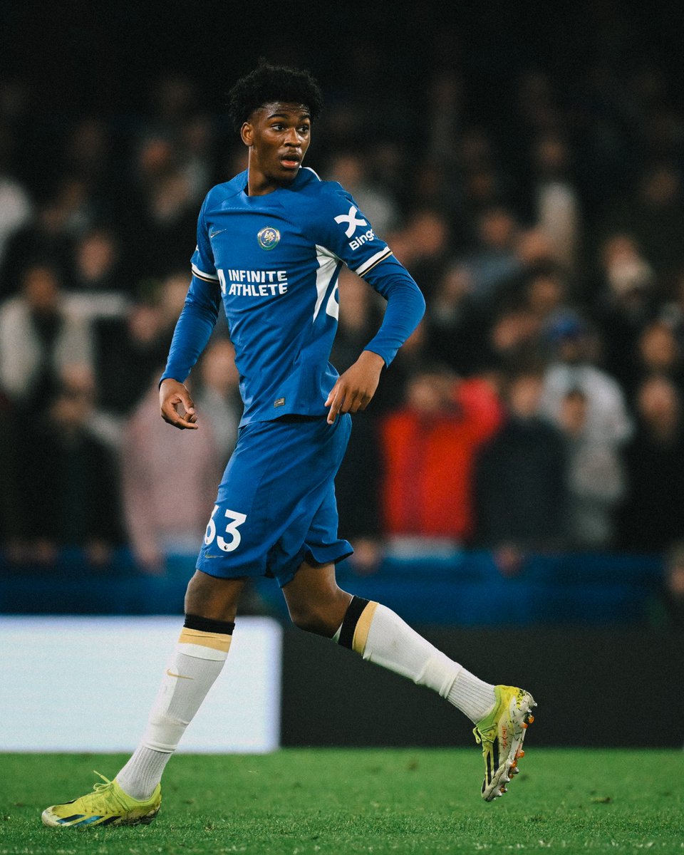 dami_dee14's tweet photo. Josh Acheampong 17-year-old then made his debut against Spurs back in 2024. 💪💙
~~{@ChelseaFC } https://t.co/teqkPvMgO3