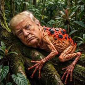 theRealCSPP's tweet photo. @RpsAgainstTrump Reverting back to original life form? https://t.co/uQHxJDXQhb