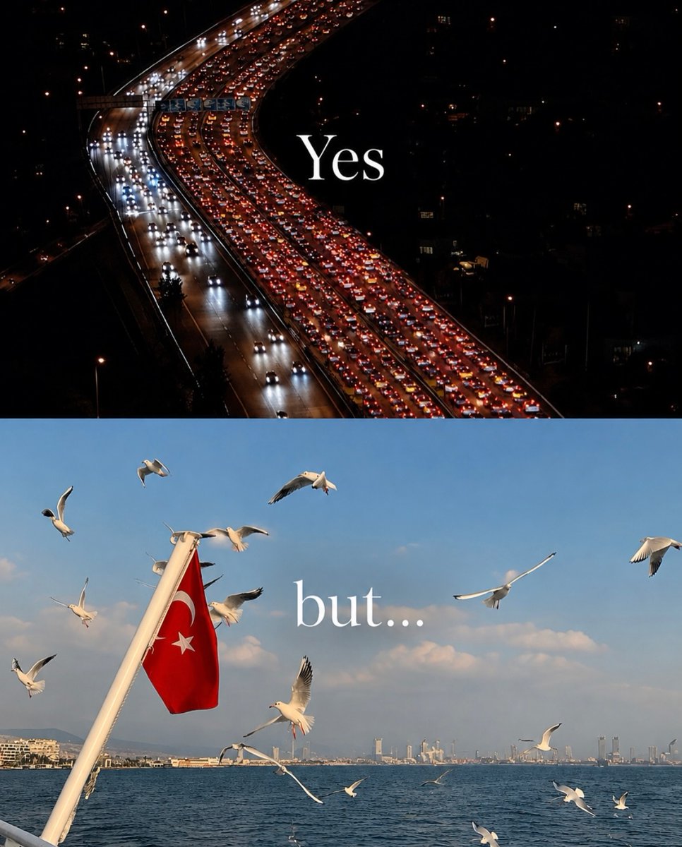 onedio's tweet photo. İstanbul’un “Evet, ama…” hâlleri…

Gökdelenler, şık mekânlar, kalabalık caddeler… Hepsi var ama gönlümüz yine eski sokaklarda, deniz kenarında bir çayda, gün batımında kalıyor. https://t.co/ntezxPVmna