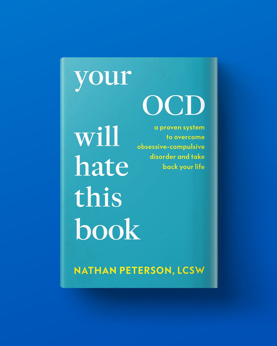DuttonBooks's tweet photo. October is OCD Awareness Month.

In YOUR OCD WILL HATE THIS BOOK, Peterson guides readers through the magic of ERP and gives them a framework to maintain and build upon the gains they have made.

https://t.co/o4BxKSymhs https://t.co/Mvy5LhqddU
