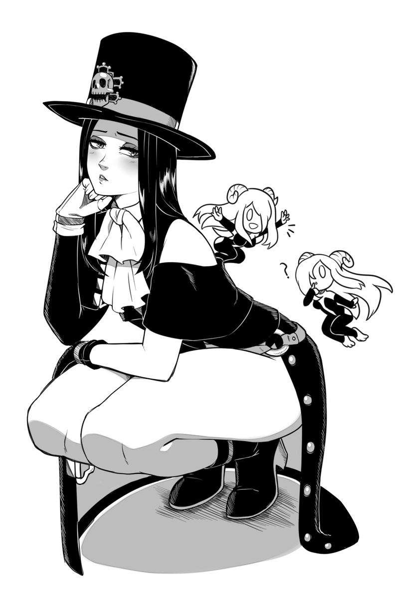 kitsune23sta's tweet photo. Old test sketch https://t.co/H8HoFFpIDb
