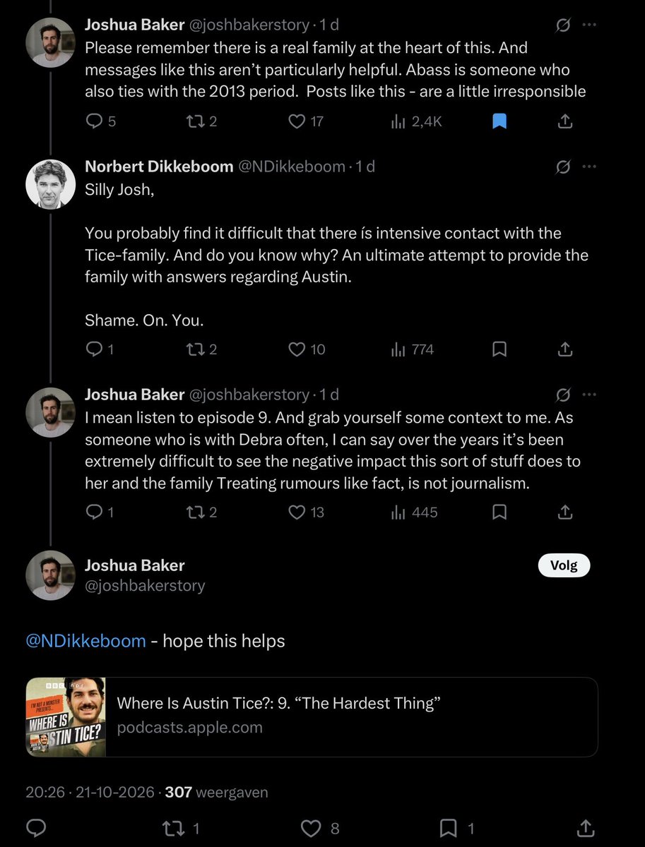domicela_'s tweet photo. Every time you think @ndikkeboom couldn’t possibly embarrass himself any further, he proves you wrong.

And I doubt he’ll listen to @joshbakerstory’s brilliant podcast. That would require him to stop talking and actually listen for once.

I’d suggest starting with episode one and binge-listening.

#AustinTice #JustSaying #podcast 🎧

https://t.co/ql3FtCvI5V
