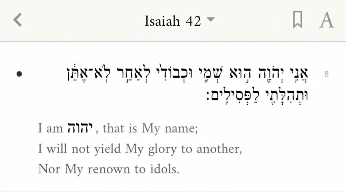 M1430GL's tweet photo. @GilesLMcKenzie No he isn't.

I literally showed you God's Name and you still worship a human?

Repent.

Learn: https://t.co/zjrg4VKTsg