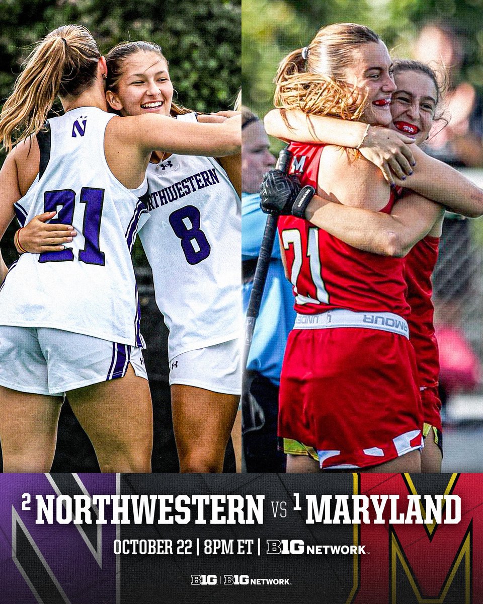 B1GFieldHockey's tweet photo. It’s No. 1 @TerpsFH at No. 2 @NUFHCats tonight 👀 https://t.co/3Pn0NUQ1ni