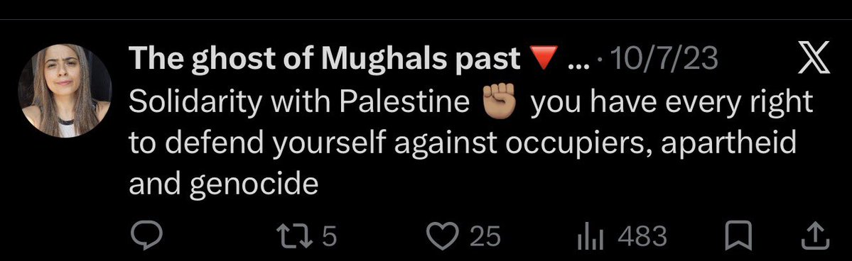 SigurdBirch's tweet photo. @FridoKala Woman who supported the mass rape and slaughter of Jews says “Zionism is racism”.

Yea we know how you feel about Jews lol https://t.co/ReQeHG1BUy