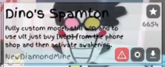 shenanigansJJS's tweet photo. Moveset of the Day: Dino’s Spamton

#Jjstwt #jjsnews https://t.co/7jU39T7TjA