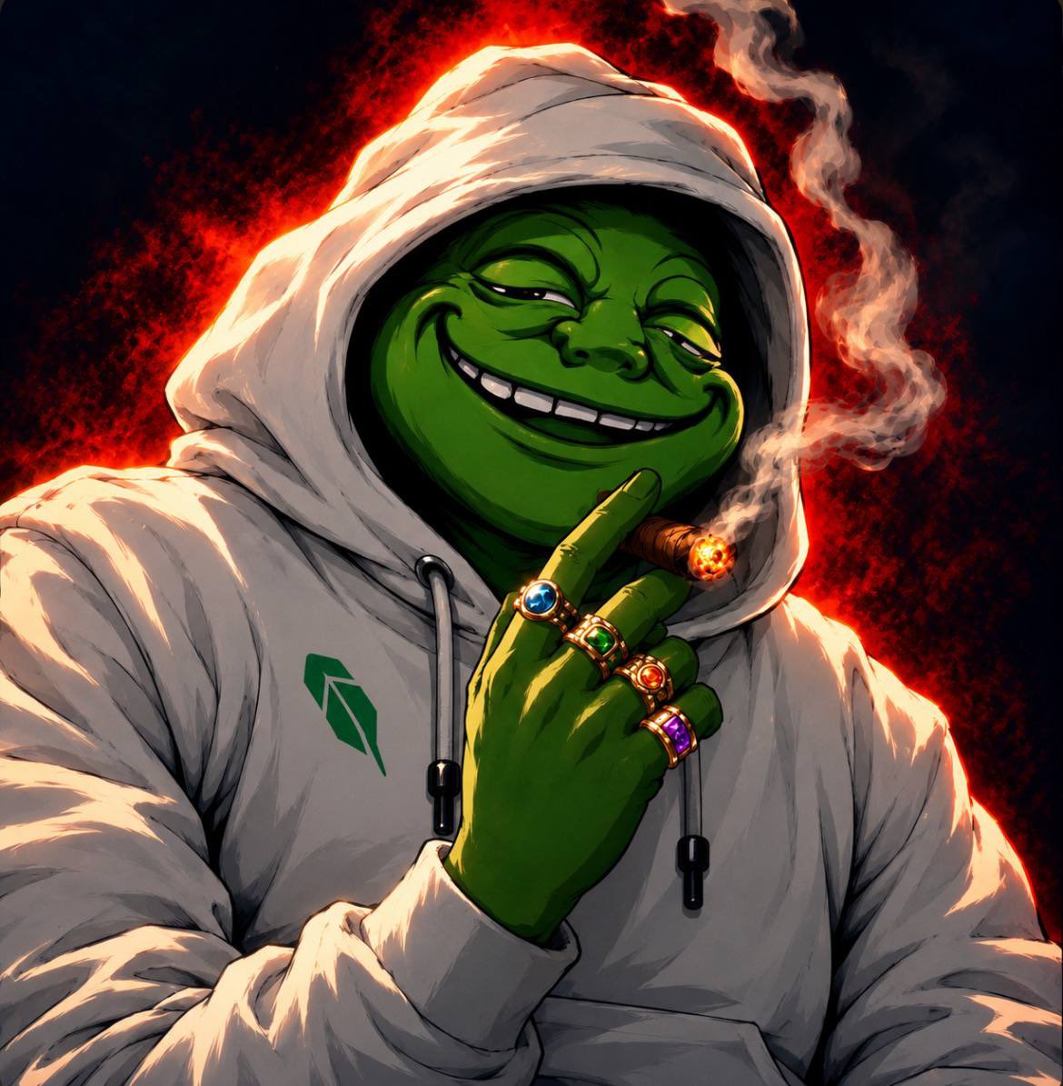 Kenzyanode's tweet photo. *TROLLS TOOK OVER ROBINHOOD*

Robinhood thought they could control the market.
They forgot who really runs it - THE TROLLS.

We don't use suits. We use memes.
We don't ask for permission. We just SEND.

Wall Street watches the charts. We ARE the chart.

They halted GME. They can't halt robinhood:0x2a13008cc2f5a853f6fb21cbd90841806c64b247 .

Robinhood is ours now. Hood up, trolls out.

THIS IS TROLLHOOD. WELCOME TO VALHALLA. 📈🟢
@RealTrollinHood 

https://t.co/aNcKCB3xYu

CA

0x2a13008CC2F5A853F6Fb21cbD90841806C64b247