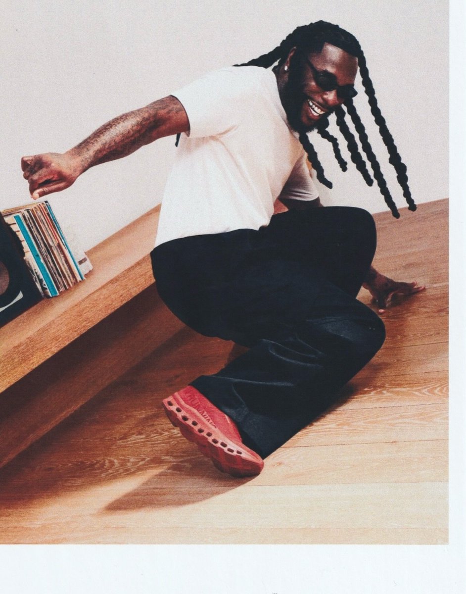 theNETng's tweet photo. @burnaboy unveils ‘No Giant Stands Alone,’ a new footwear-led campaign marking the next chapter of his partnership with Swiss sportswear brand. 

The collaboration introduces two exclusive footwear styles: the Cloudmonster BB in Sienna | Sienna and the ROGER Clubhouse BB in White | Mars. 

#burnaboy #fashion