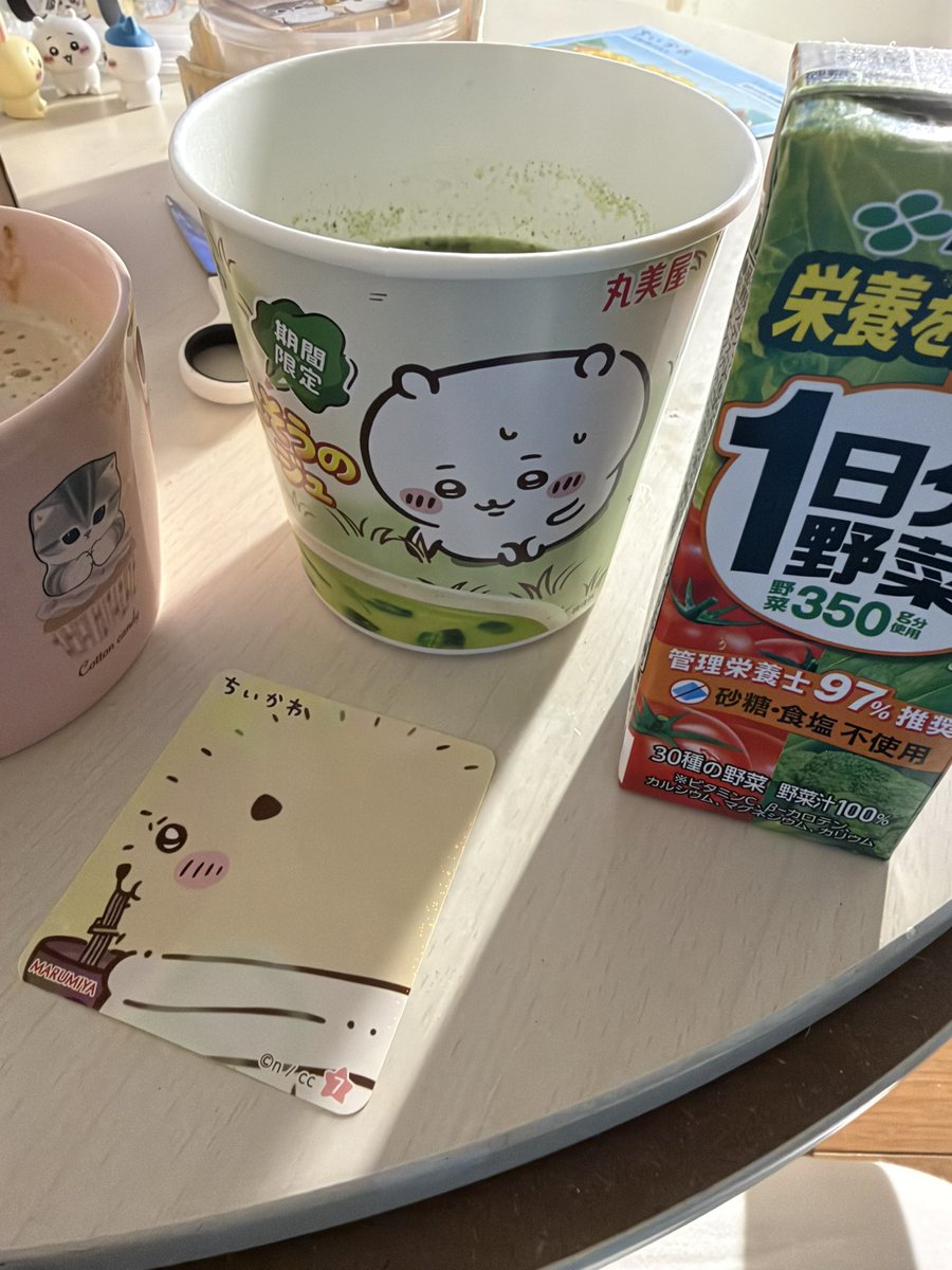 mksk23181's tweet photo. 朝ごはんはちいかわのほうれん草ポタージュ。シールはラッコ先生でした https://t.co/9Zl6LUEF3K