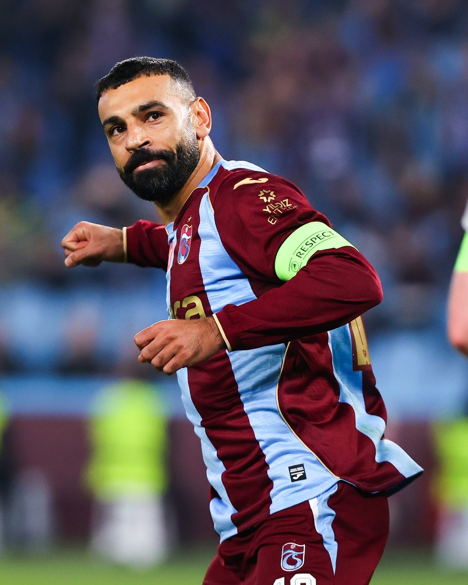 brfootball's tweet photo. Mo Salah had a goal and an assist in Trabzonspor's 2-0 Conference League win vs. Hearts.

He has 15 G/A in 12 matches this season 👑 https://t.co/2zcBP9Hg6k