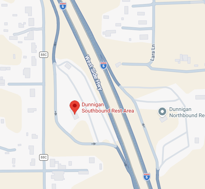 CaltransDist3's tweet photo. SB YOLO I-5 Dunnigan Rest Area temporarily closed due to power and water flow outage. No ETO. https://t.co/eq56ZCYDHR