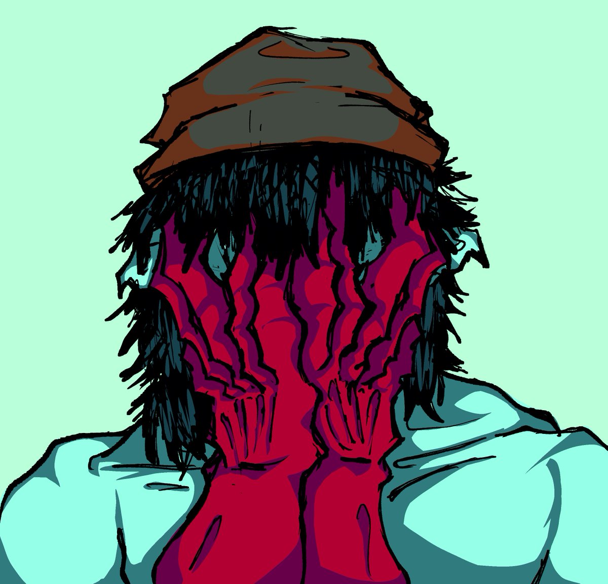 Bossincubo's tweet photo. Color drawing of a drifter #drifter #deadlock #deadlockfanart https://t.co/dv4a7kpcel