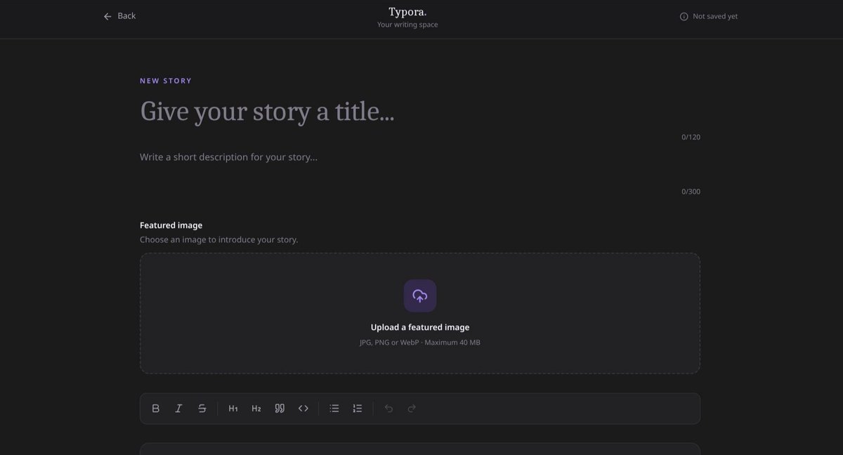 ezphemous's tweet photo. 😭🚀 From learning React to deploying Typora — my first full-fledged blogging platform is now live!

Users can sign up, log in &amp; publish their own blogs.

Grateful to @Hiteshdotcom &amp; @ChaiCodeHQ for the inspiration ❤️

🔗 https://t.co/EH8fEKA1Ak
💻 https://t.co/seYaO0eNp2 https://t.co/eaCCgbT9kg