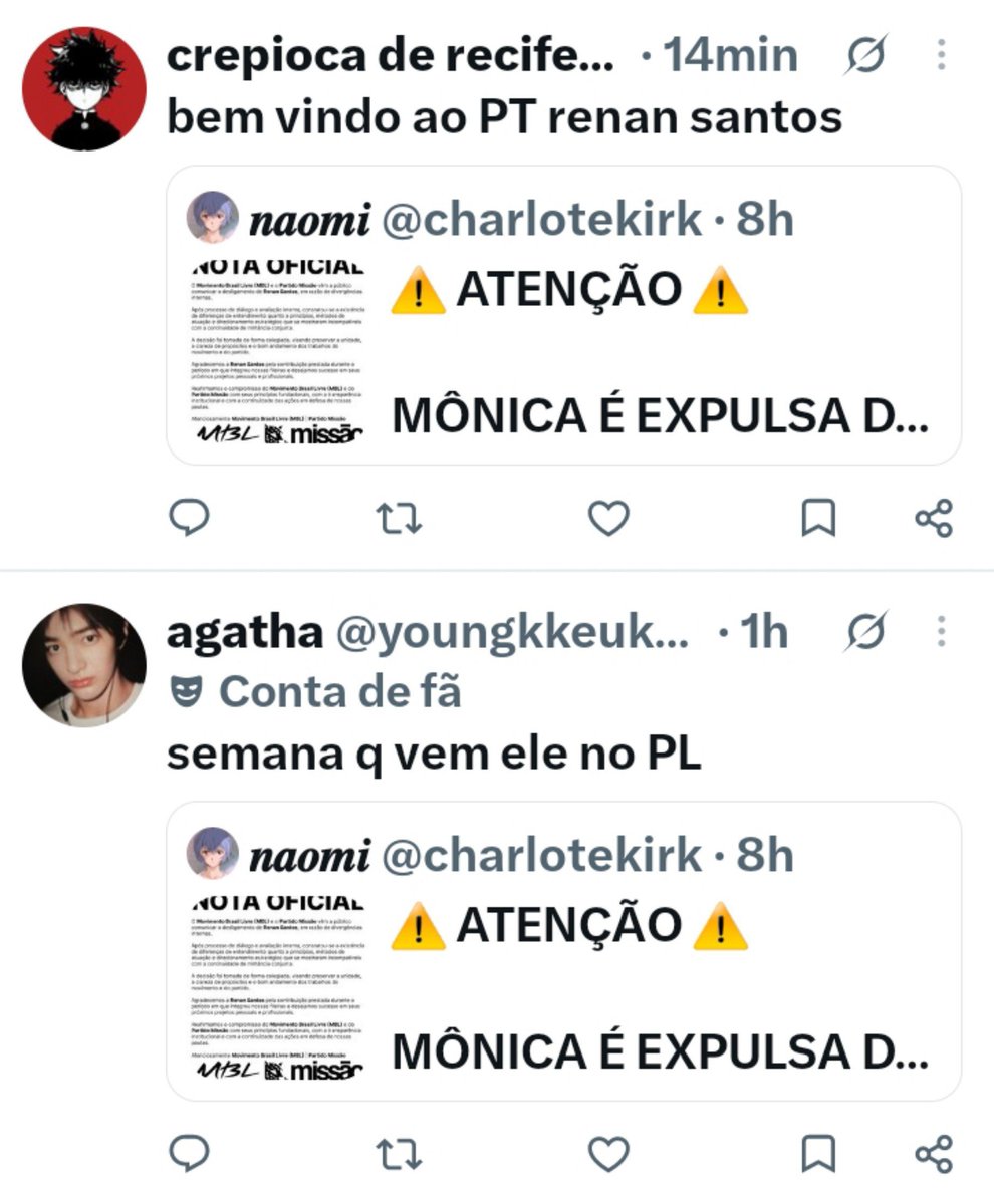charlotekirk's tweet photo. Se decidem https://t.co/FWZA4ggItP