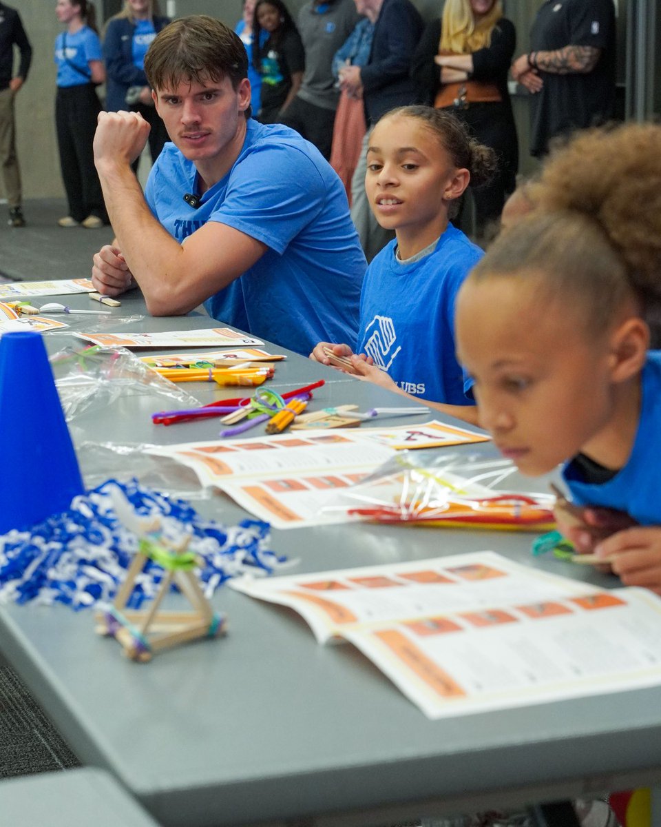 MetroLibraryOK's tweet photo. From making candy corn catapults at Metro Library - Patience S. Latting Northwest to suiting up for the Thunder's home opener, we're wishing Brooks Barnhizer (@BrooksBarnhizer) and the rest of the team a great season! 🏀

Go @okcthunder! 🧡💙 https://t.co/nOwPeUm4wt