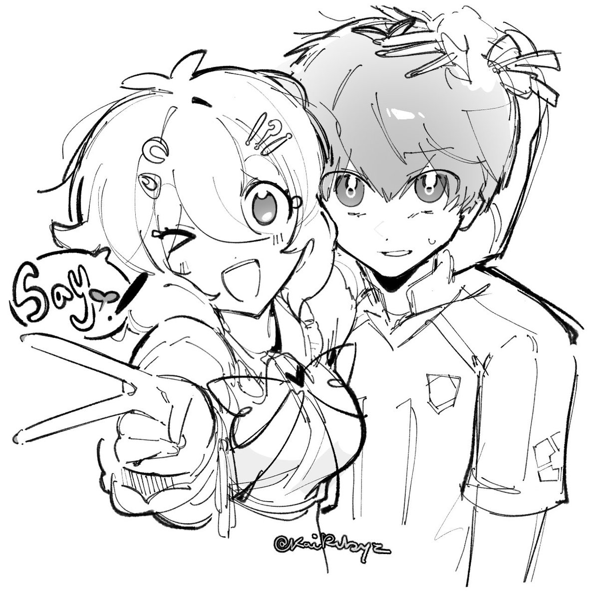 KaiRubyz's tweet photo. annoying ass “artists” when they find ONE (1) character that reminds them of their oc https://t.co/mqxAnLPFHh