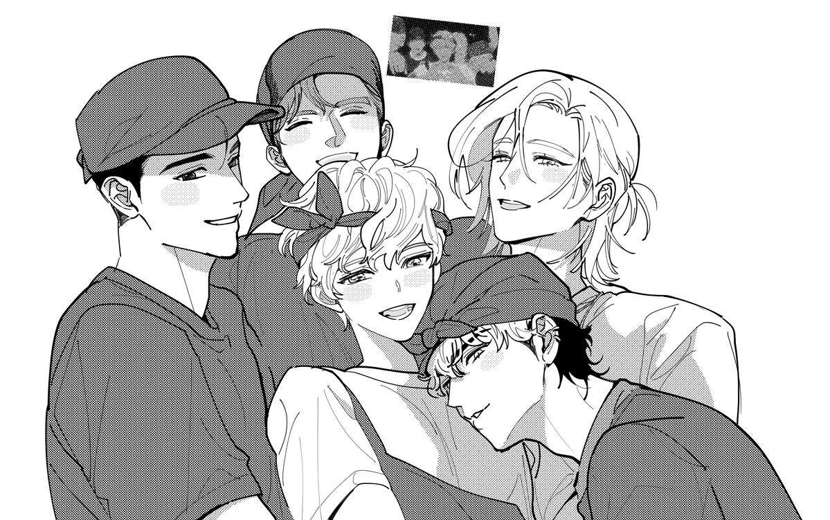 bamcltm's tweet photo. 배경화면에 있었던거 드디어그림 https://t.co/DniWDhg3YF