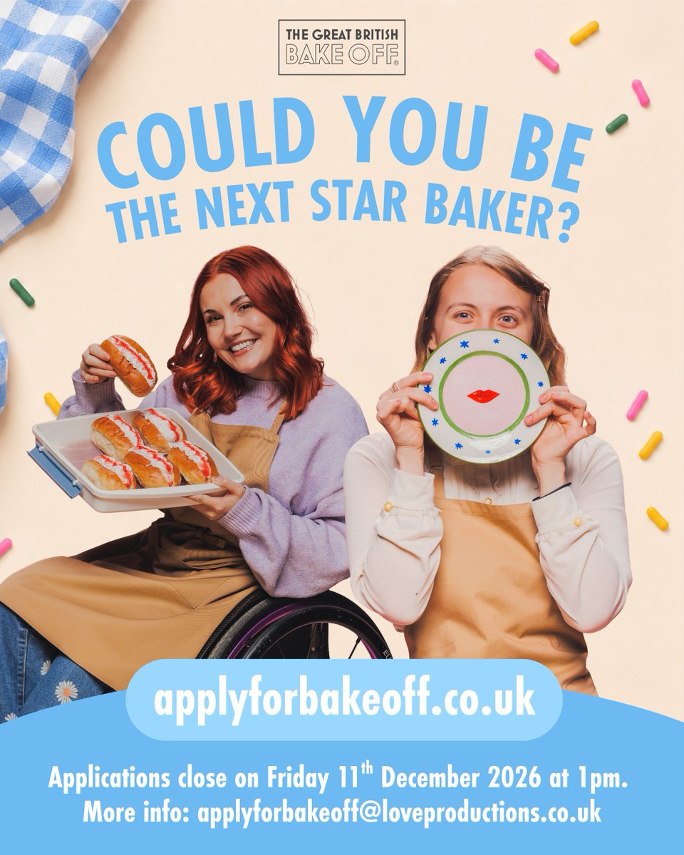 MerseyRadio's tweet photo. Tonight at 8 pm, https://t.co/xwA29wAudM. We also have an interview with Saydee Thompson Rumbelow from the casting team for The Great British Bake Off. They are looking for contestants for series 18 of the show. It's so simple: https://t.co/m4nLPxA1s8 and apply now. https://t.co/90zLjHmNTm
