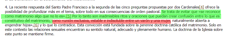 DuquEdw's tweet photo. Eso que dices no está ni implícito, ni explicito en FS.

La homosexualidad no está ni será aprobada por el Magisterio de la Iglesia. El Matrimonio es solo entre el hombre y la mujer. https://t.co/OeusP8I0YO