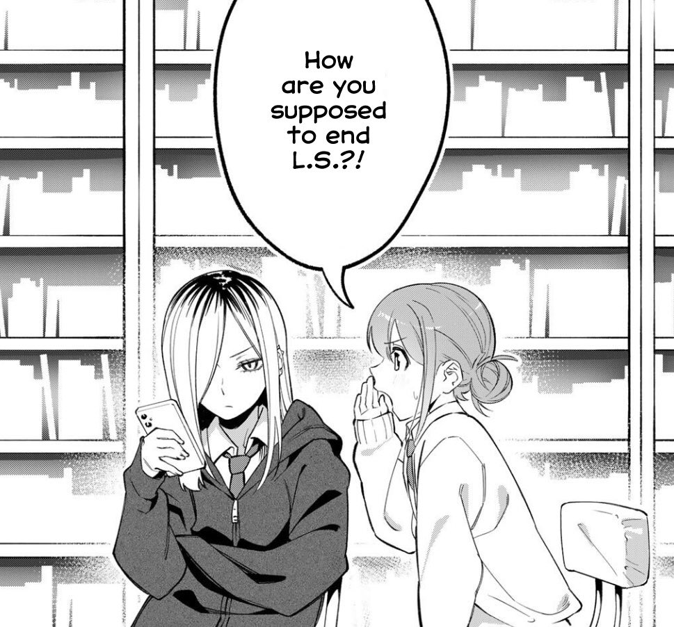 SoulMagicYS's tweet photo. Oh yeah, Guilty Library is definitely a new yuri guilty pleasure of mine, fufu!!!👩‍❤️‍👩👩‍❤️‍💋‍👩🥰

Only question is, what exactly does L.S. mean?🤔💭🤷‍♀️🤭 https://t.co/NqGoHqYYbr