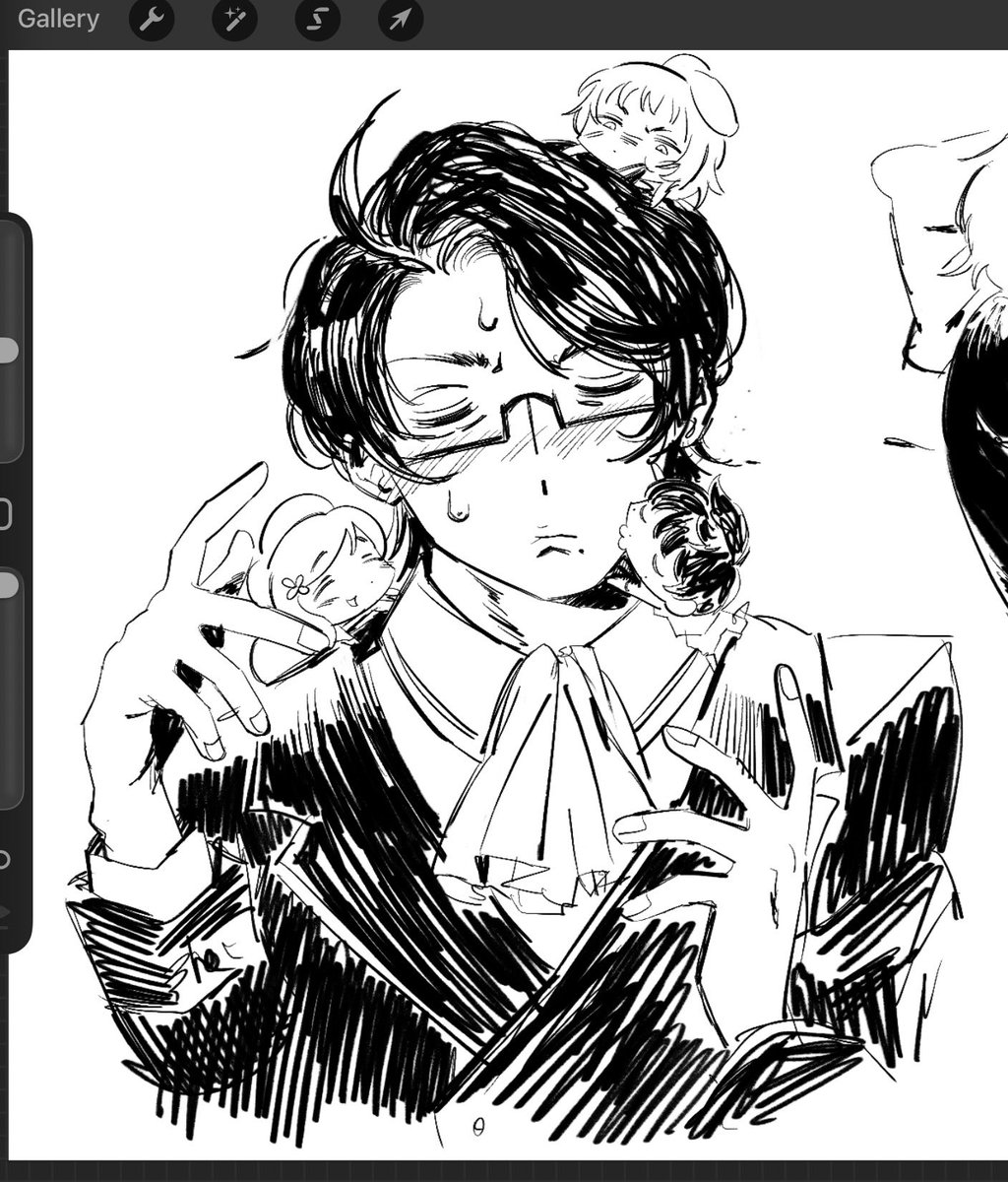 asakk_o's tweet photo. My first ever swissaus drawing, kinda nervous😊 I like this brush a lot I think I’ll use it more https://t.co/cGpsQExktE