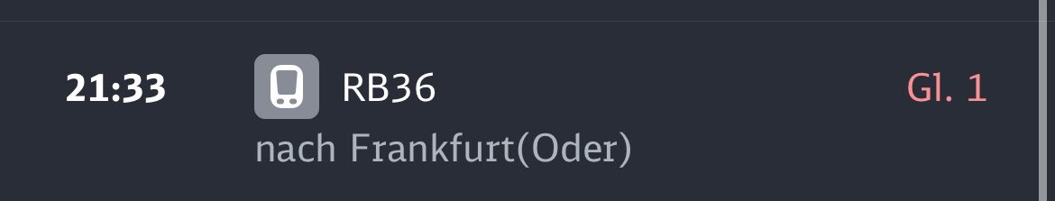 Ersatzbus's tweet photo. Das will ich sehen 🫡
Ist so nämlich gar nicht möglich mit dem Gleiswechsel für die RB36. Aus oder in Richtung Hafen kommt man nämlich nur über Gleis 3 oder die danebenliegen Gleise. Also jene ohne Bahnsteig 🤷🏻
Da hatte wohl der Prakti wieder die Hände an der Tastatur 🥴
#neb #regionalbahn #gleiswechselunmöglich #königswusterhausen