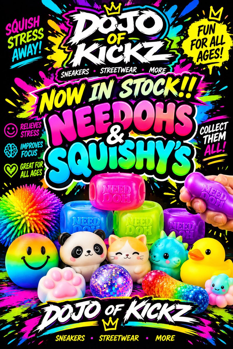 Dojo_of_kickz's tweet photo. If you need any needohs or squishy’s hit me up I have you covered!!  @Dojo_of_kickz  #heat  #needoh  #squishy https://t.co/vZnBfq6riR