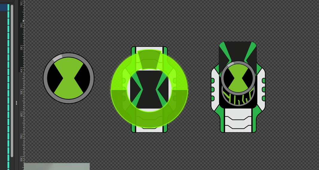 programmer_lua's tweet photo. @iNyx1n @WheezingChick I wouldn't add the UI cuz I already sold it to a friend for his game

But what do you mean Open Source it?
What exactly

And if you're talking about the Omnitrixes...Yea that's an IP that I don't own, so it can't really be open sourced 😂

I did spend a few hours on these though https://t.co/vjAORoAaj5