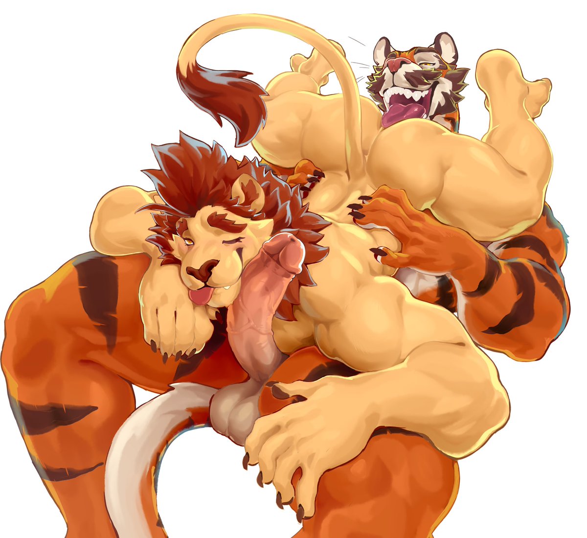sonzaimono's tweet photo. “Ugh, kiss my ass…”

“Ok!”

🎨:@_Cat_N1p_ https://t.co/3554fXc6A6