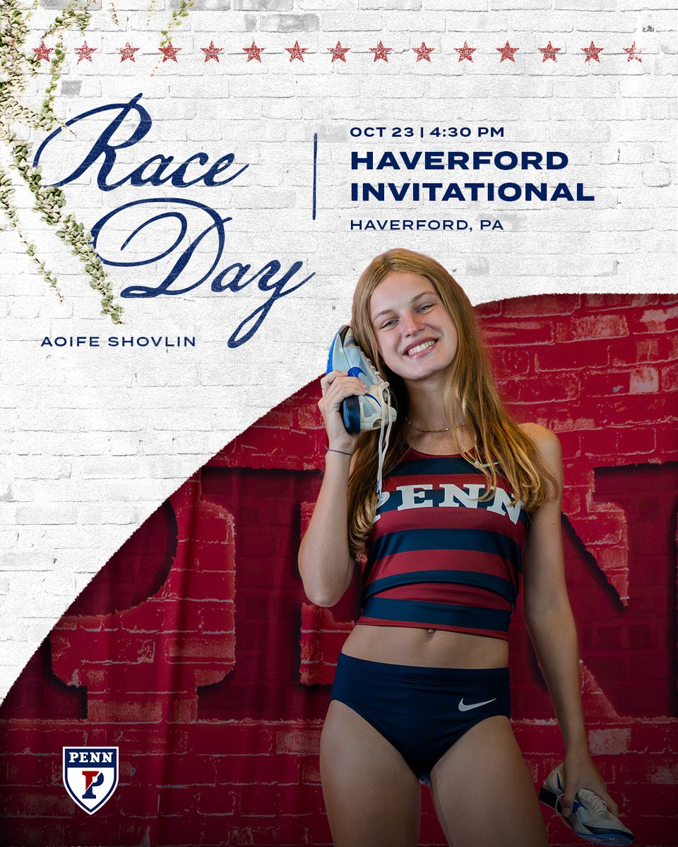 PennTrack's tweet photo. Haverford's Calling ☎️

🆚 Haverford Invitational
⏰ Women's 5k - 4:30 PM
📍Haverford, Pa.

#FightOnPenn https://t.co/WFXokBfttQ